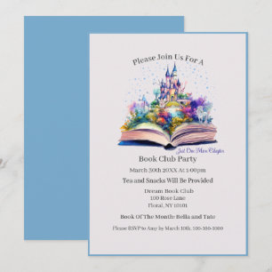 Just One More Chapter- Book Club Invitation