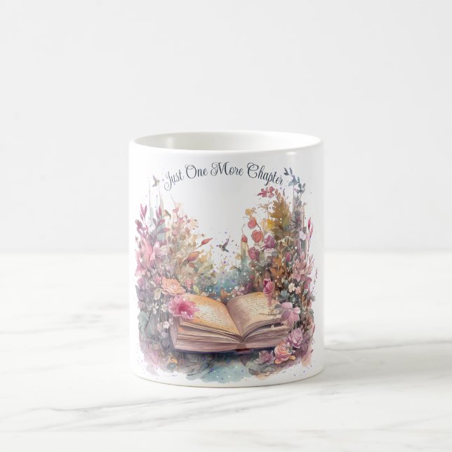 Just One More Chapter- Book Lover  Coffee Mug (Center)