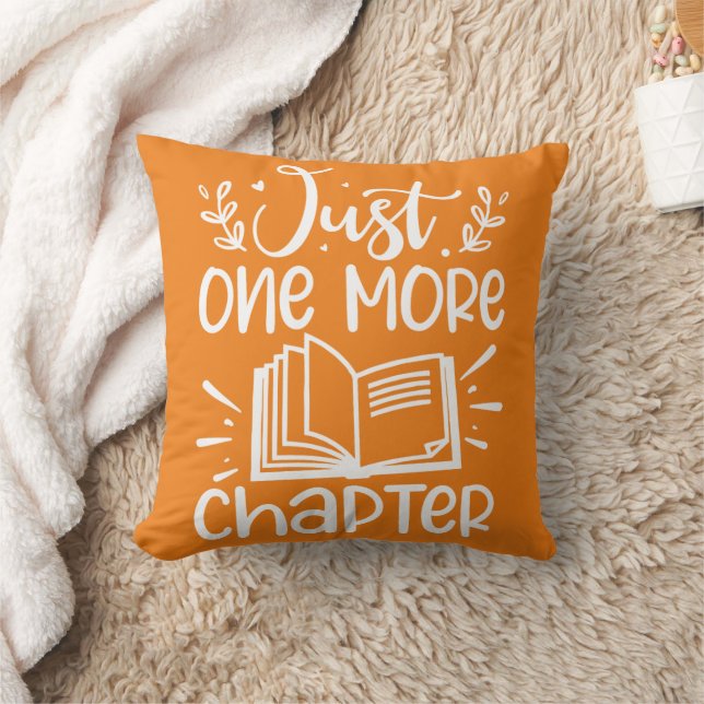 Just One More Chapter Book Lover Cushion (Blanket)