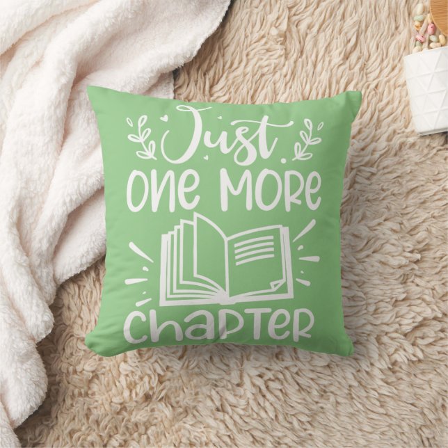Just One More Chapter Book Lover Cushion (Blanket)