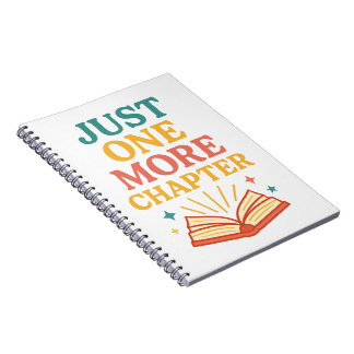 Just One More Chapter – Book Lover Design for Read