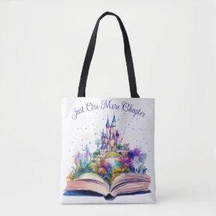Just One More Chapter- Book Lover  Tote Bag
