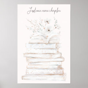 Just One More Chapter Book Lovers  Poster