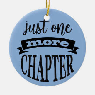 Just One More Chapter Ceramic Tree Decoration