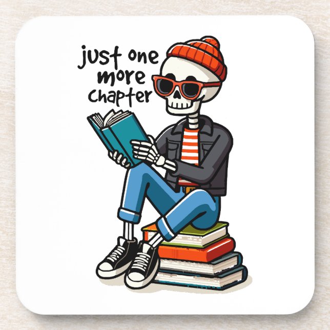 Just One More Chapter Coaster (Front)