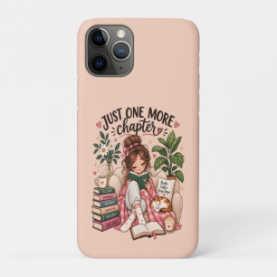 Just One More Chapter – Cosy Book Lover Notebook iPhone 11 Pro Case