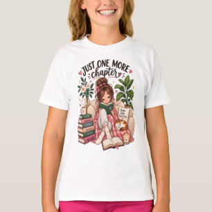 Just One More Chapter – Cosy Book Lover T-Shirt