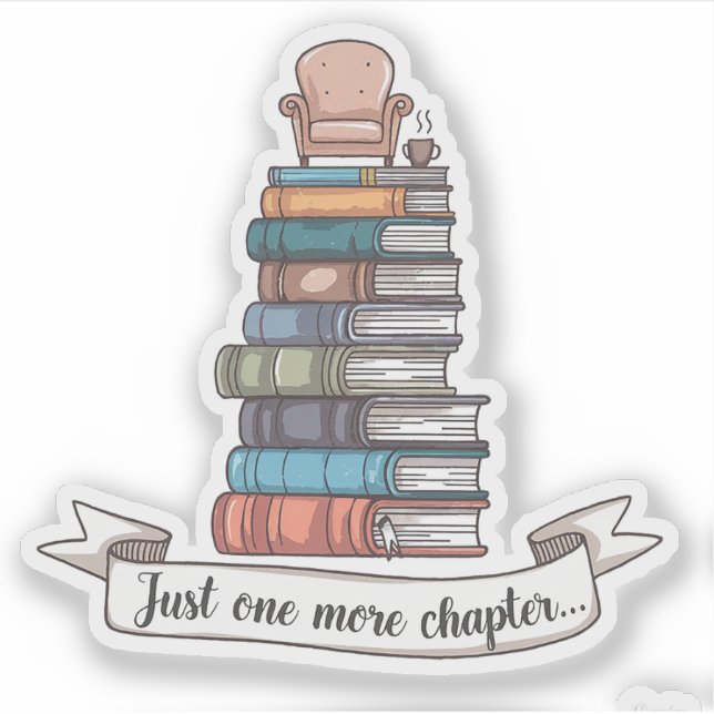 Just One More Chapter - Cozy Book Lover Design (Front)