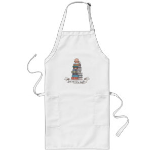 Just One More Chapter - Cozy Book Lover Design Long Apron