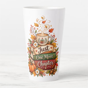 Just One More Chapter - Cozy Fall Book Lover Latte Mug