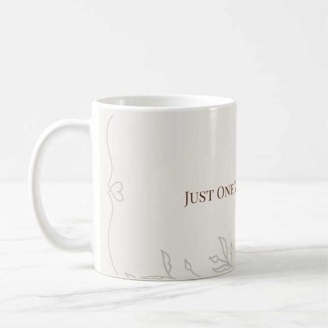 Just One More Chapter Cozy Reading Mug (Left)