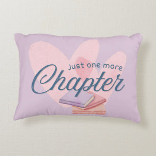 Just One More Chapter Decorative Cushion