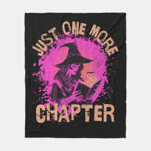 Just one more chapter fleece blanket