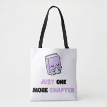 Just One More Chapter Funny Sleepy Book Vector