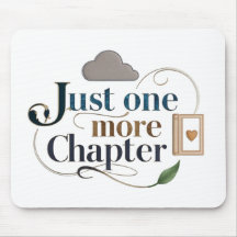Just One More Chapter" Literary Mousepad | Book