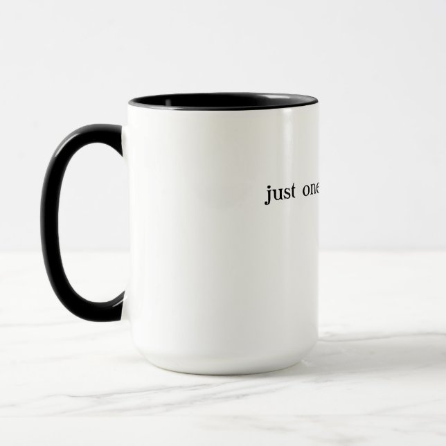 just one more chapter mug (Left)
