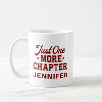 Just One More Chapter Mug Maroon Bookworm