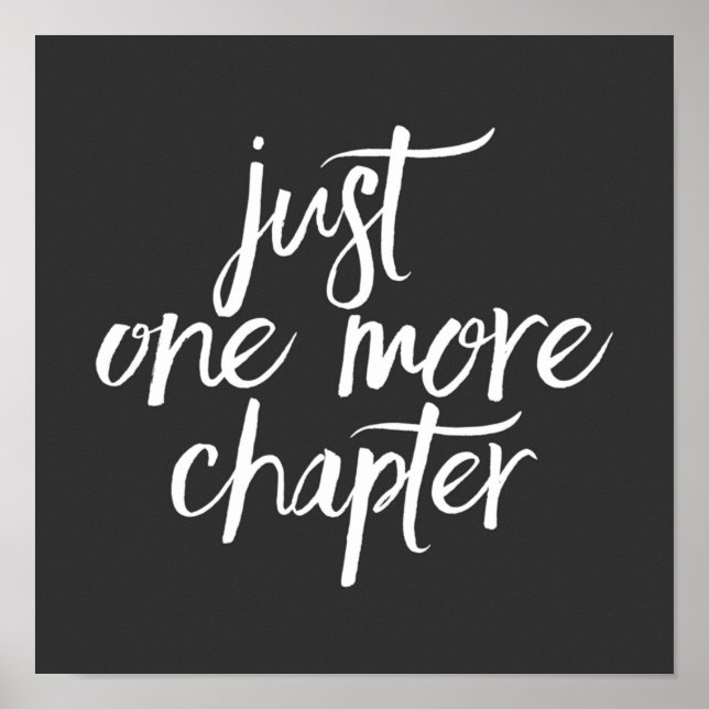 Just One More Chapter  Poster (Front)