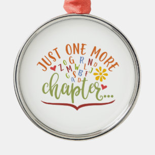 Just One More Chapter. Reading Design For Students Metal Tree Decoration