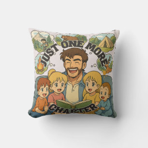 Just One More Chapter Throw Pillow
