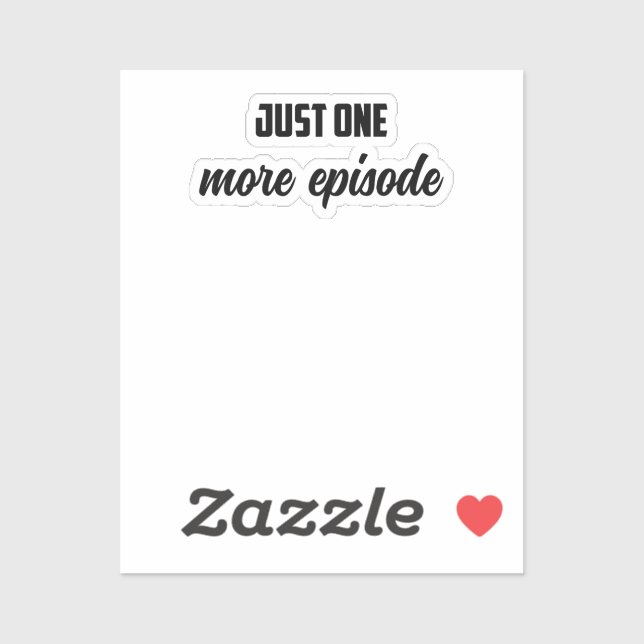 Just One More Episode: True Crime Binge Watcher	 (Sheet)