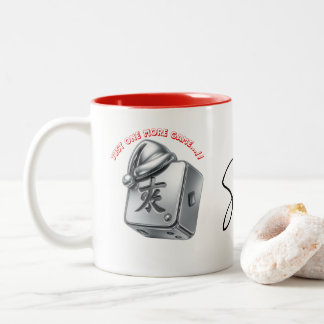 Just One More Game Mahjong Funny Santa Two-Tone Coffee Mug