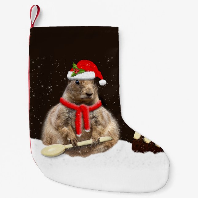 Just One More Pud Christmas Stocking (Front)