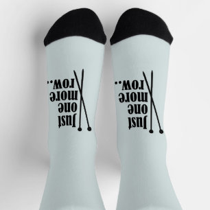 Just one more row -  socks