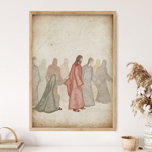 Just one touch from Jesus _Scripture Wall Art, Bib Poster