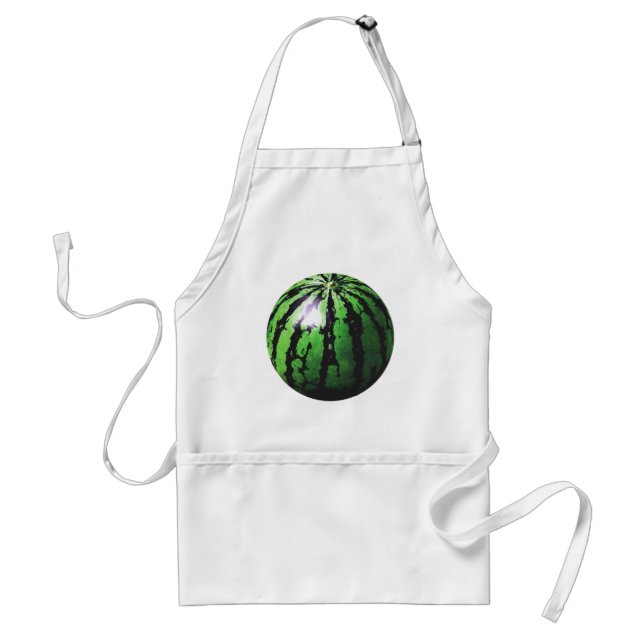 just one watermelon (BGC transparent) Standard Apron (Front)
