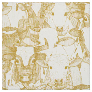 just ox gold white fabric