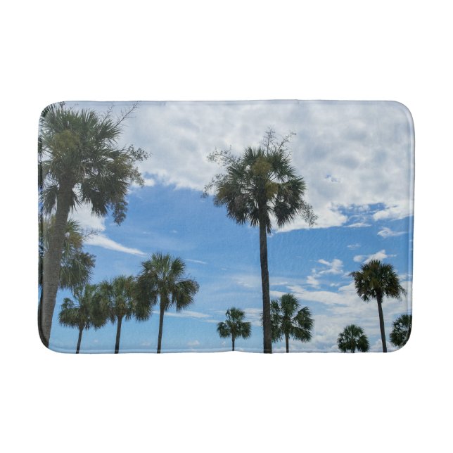 Just Palm Trees Bath Mat (Front)