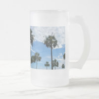 Just Palm Trees Frosted Mug