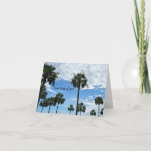 Just Palm Trees Thinking Of You Card