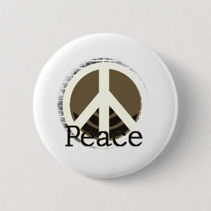 Just Peace 6 Cm Round Badge