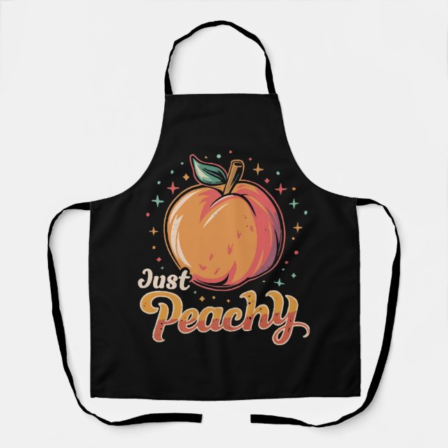 Just peachy! apron (Front)