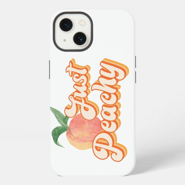 Just Peachy Case-Mate iPhone Case (Back)