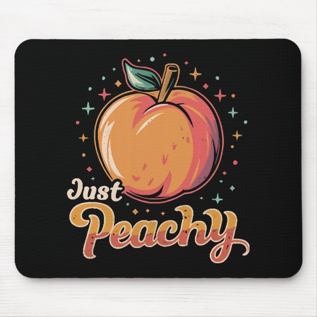 Just peachy! mouse mat (Front)