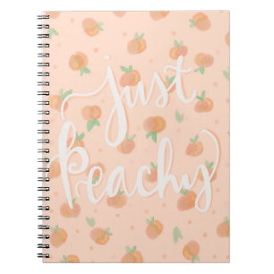 Just peachy notebook