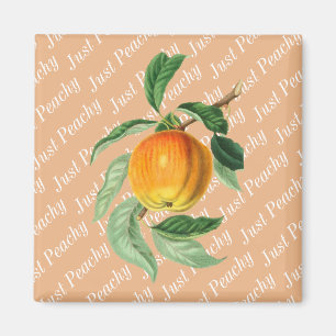 Just Peachy Peach Fruit Magnet