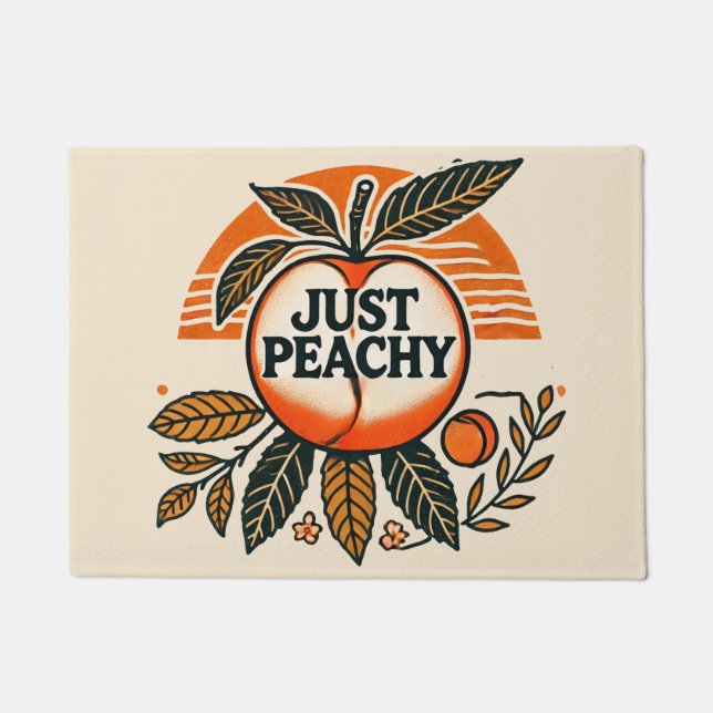 Just Peachy peaches                                Doormat (Front)