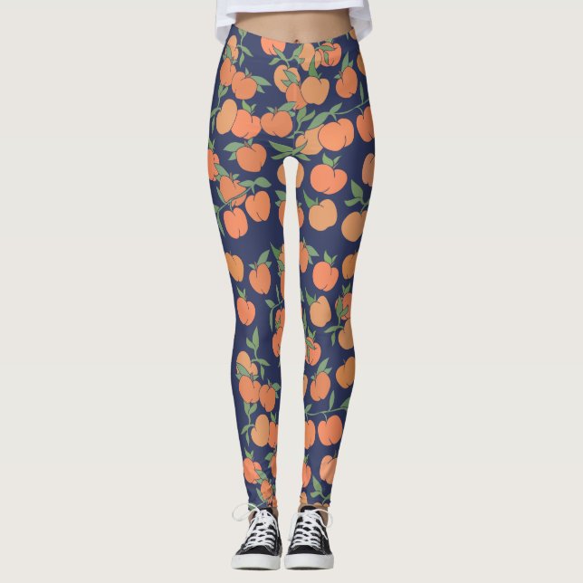 Just Peachy Peaches georgia Leggings (Front)
