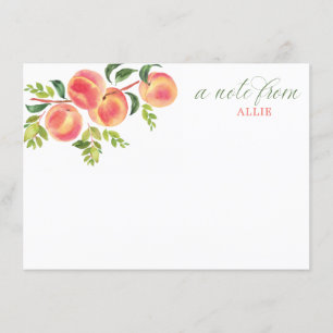 Just Peachy Social Stationery Invitation