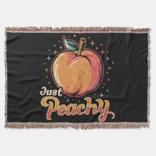 Just peachy! throw blanket