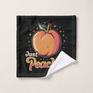 Just peachy! wash cloth