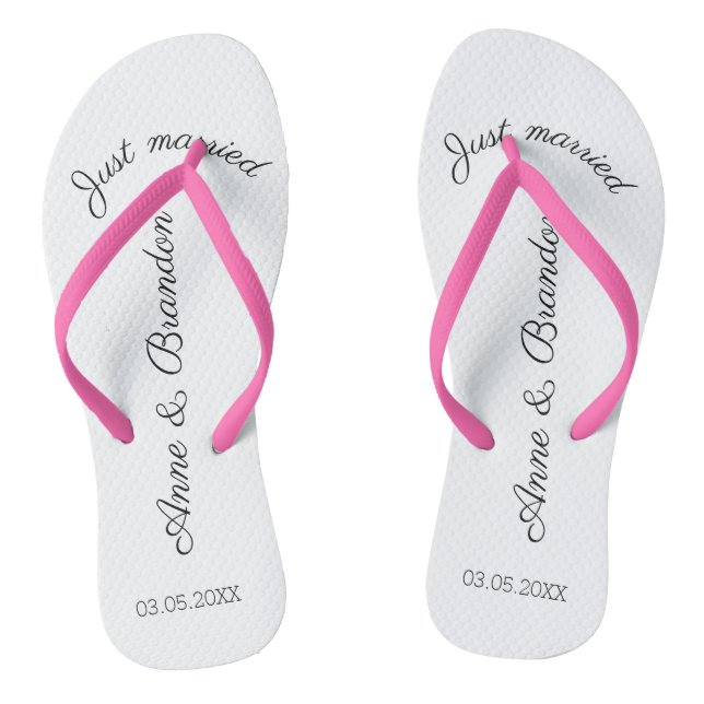 just personalizable flip flops (Footbed)