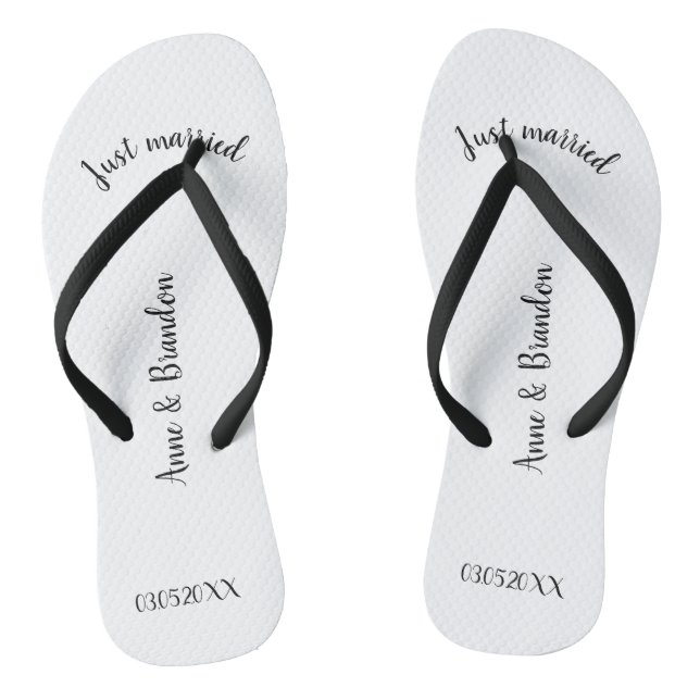 just personalizable flip flops (Footbed)