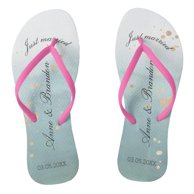 just personalizable flip flops (Footbed)