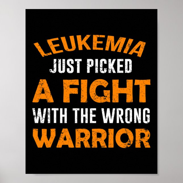 Just Picked The Wrong Warrior  Poster (Front)