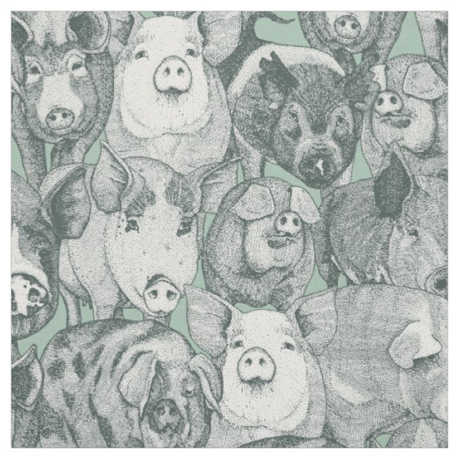 just pigs balsam duck egg fabric (Swatch)